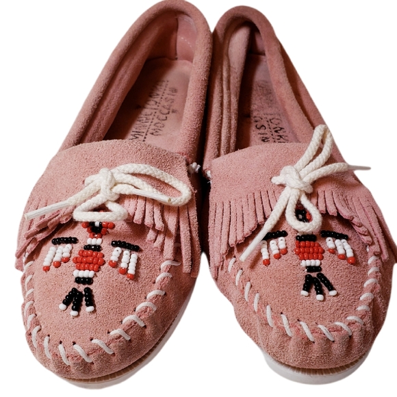 Minnetonka Shoes - Minnetonka Moccasins Pink Size 7